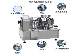 全自动给袋式真空包装机的上袋方式介绍